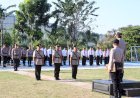 Kapolres-Manggarai-Timur-Pimpin-Upacara-Pelantikan-Kabag-Log-dan-Serah-Terima-Jabatan-Kapolsek-Borong