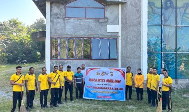 Sambut-HUT-Bhayangkara-ke-80,-Polres-Manggarai-Timur-Gelar-Bakti-Religi-di-Sejumlah-Tempat-Ibadah