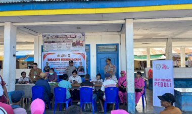 Sambut-Hari-Bhayangkara-Ke-80,-Polres-Manggarai-Timur-Berikan-Layanan-Kesehatan-Gratis-kepada-Masyarakat