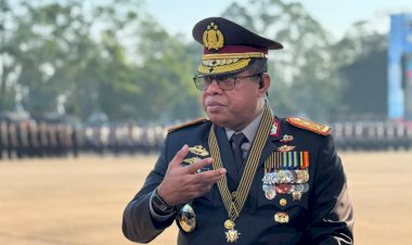 Polri-Gelar-Upacara-Hari-Bhayangkara-Ke-80-di-Satlat-Korbrimob-Cikeas