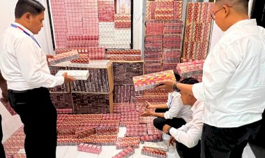 Ditreskrimsus-Polda-NTT-Bongkar-Dugaan-Peredaran-Rokok-Ilegal-di-Empat-Kabupaten,-Ribuan-Bungkus-Diamankan
