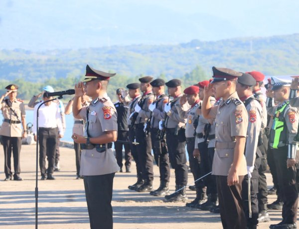 Sambut Hari Bhayangkara ke-80 Tahun 2026, Polres Manggarai Timur Gelar Upacara Tabur Bunga sebagai Wujud Penghormatan kepada Jasa Para Pahlawan