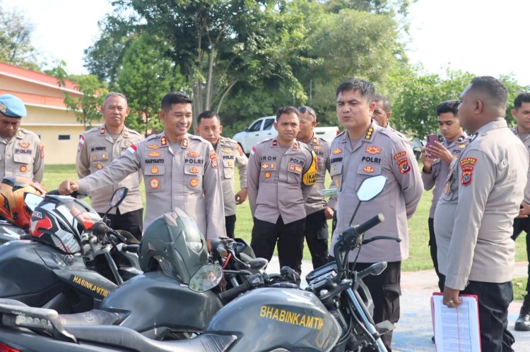 Perkuat Pengelolaan Sarana dan Prasarana, Biro Logistik Polda NTT Laksanakan Supervisi di Polres Manggarai Timur