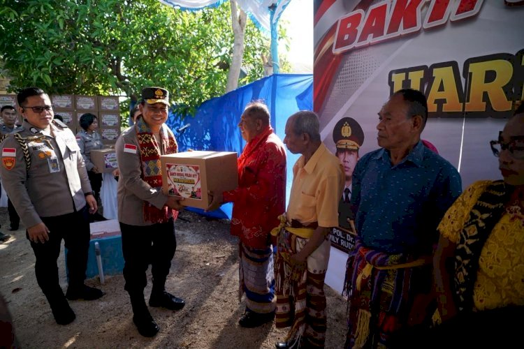 Kapolda NTT Resmikan 6 Titik Sumur Bor dan Salurkan Bantuan Sosial di Kota Kupang, Wujud Nyata “Polda NTT Penuh Kasih” pada Hari Bhayangkara ke-80