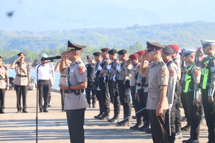 Sambut Hari Bhayangkara ke-80 Tahun 2026, Polres Manggarai Timur Gelar Upacara Tabur Bunga sebagai Wujud Penghormatan kepada Jasa Para Pahlawan