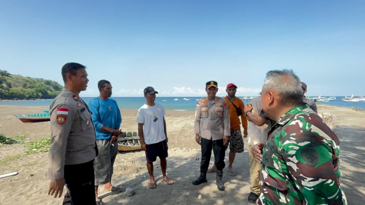 Pasca Gempa M7,7, Polres Manggarai Timur Imbau Warga Pesisir Waspadai Perubahan Muka Air Laut